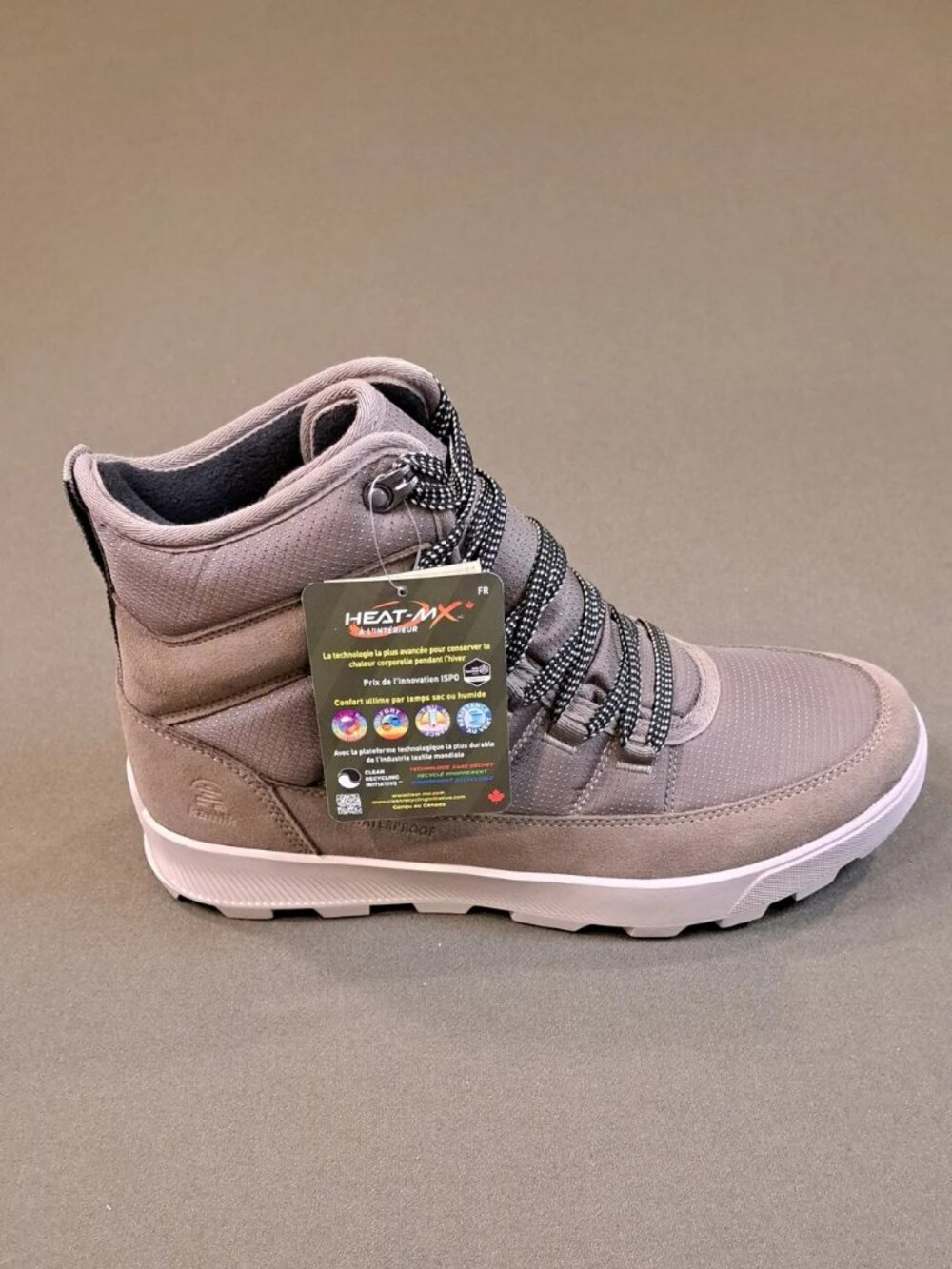 Kamik Atwater N Snow Boot - Color: Taupe/Grey - Size: Men 11